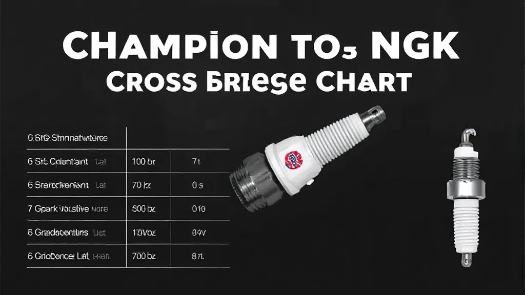 Champion to NGK Spark Plug Cross Reference Chart Guide