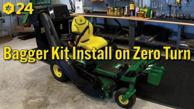 bagger for john deere zero turn z355e