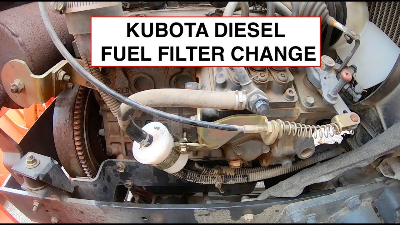 Locating the Fuel Filter on a Kubota Tractor: A Comprehensive Guide