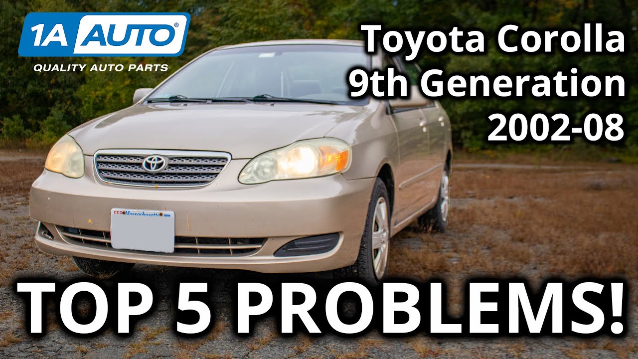 Troubles & Issues: Toyota Corolla 2004 – Uncovering Problems and Complaints