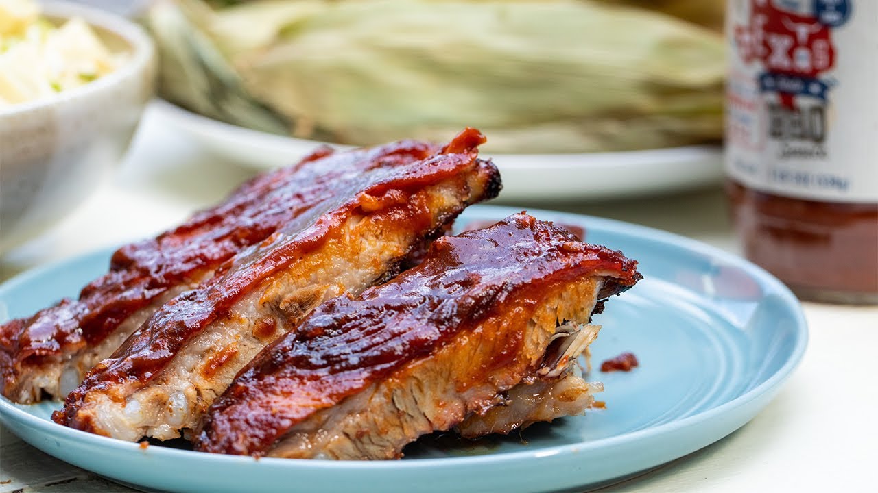 what temp to cook ribs on grill